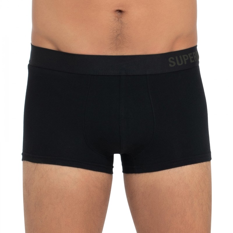 Superdry_2-er Set_Boxer Trunks_Schwarz Dunkelgrün