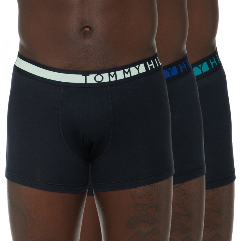 Boxerman_Herrenunterwäsche_Boxershorts_Tommy Hilfiger_3-er Set_Trunks_Dunkelblau