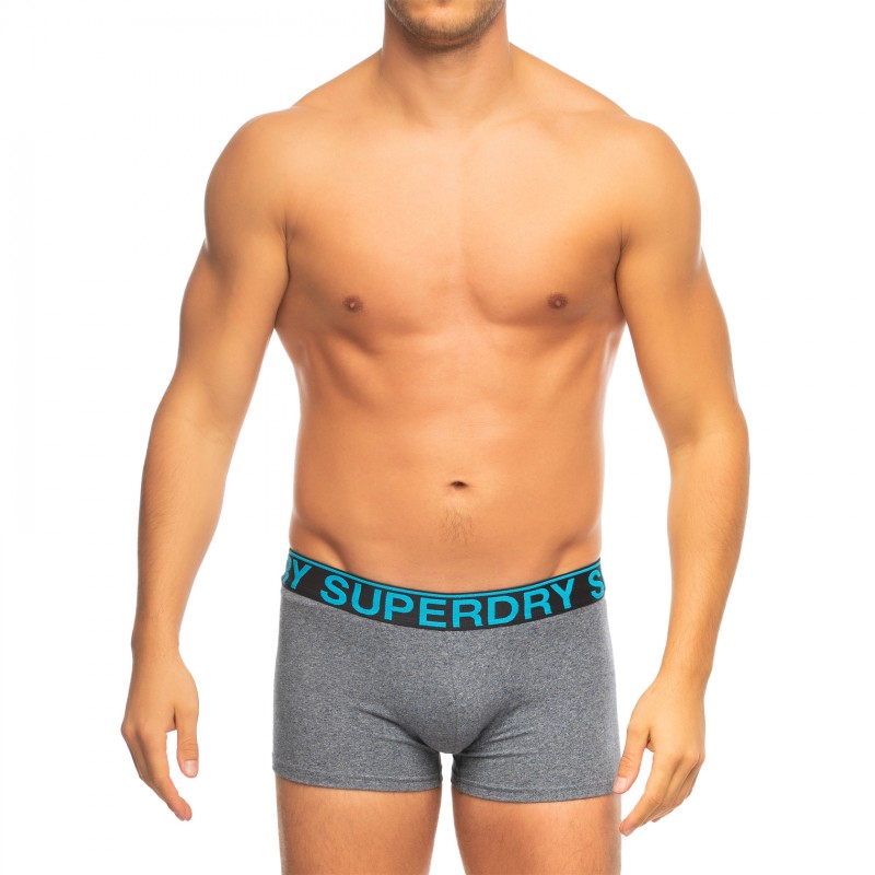 Superdry_3-erSet_Trunks_Blau