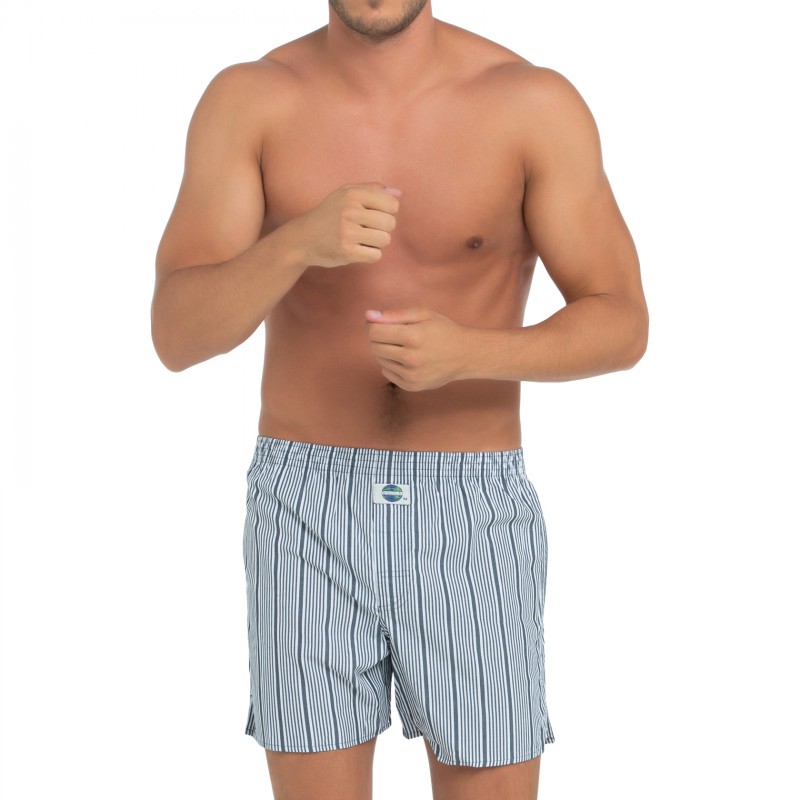 D.E.A.L_International_Boxershorts_Weiß&Blau-Grau_gestreift