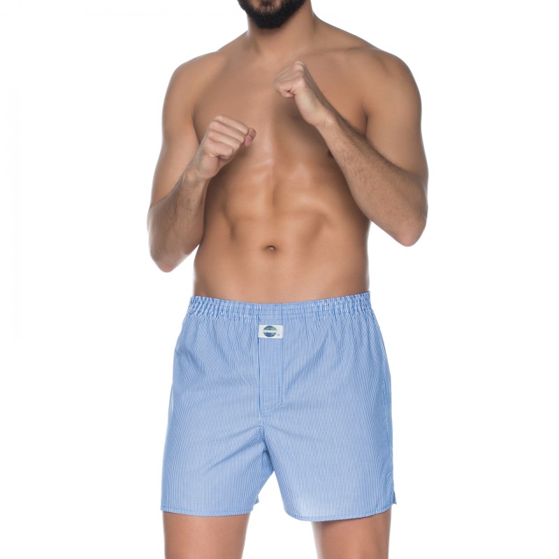D.E.A.L International_Boxershorts_Blau_Gestreift