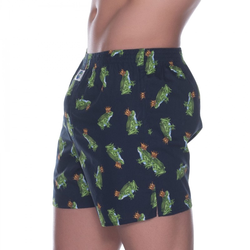 D.E.A.LInternational_Boxershorts_Blau_mitFroschMotiv
