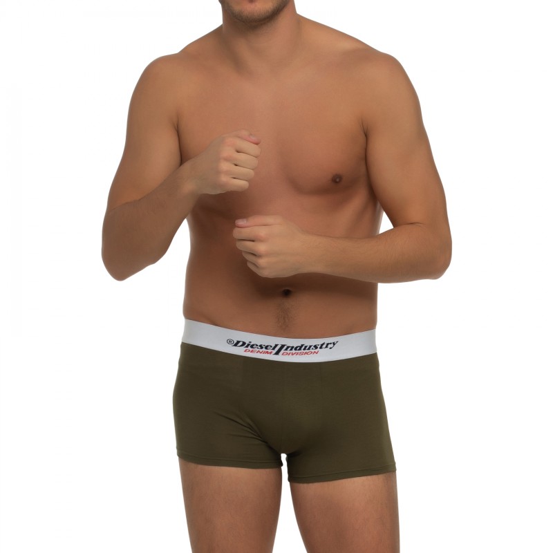 Boxerman_Herrenunterwäsche_Boxershorts_Diesel_3-er Set_Trunks_Schwarz Grau & Khaki