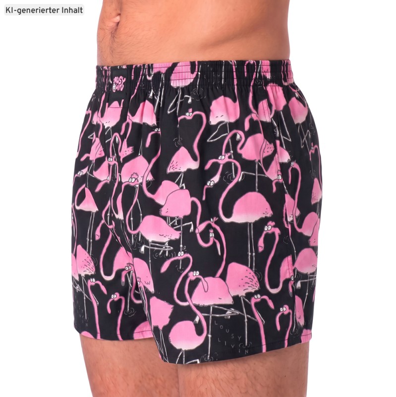 LousyLivin_3-erSet_Boxershorts_Flamingo