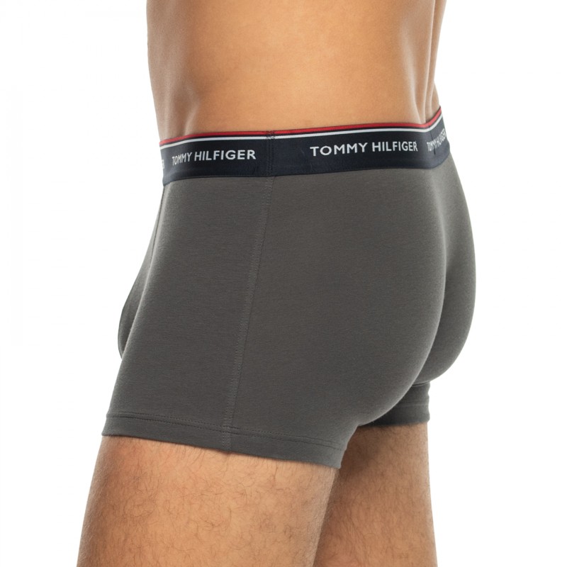 TommyHilfiger_3-erSet_Trunks_Blau,Grau&Bordeaux