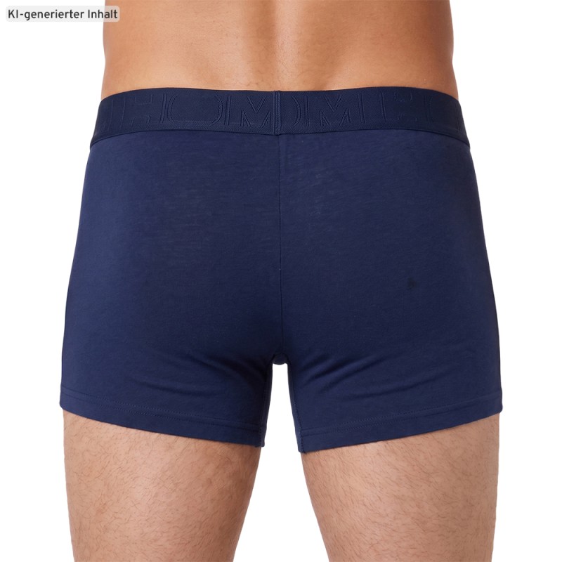 HOM_3-erSet_BoxerBriefs_Schwarz_Blau_mitMuster