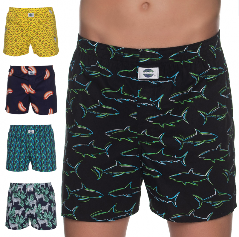 Boxerman_Herrenunterwäsche_D.E.A.L International_5-er Set_Boxershorts_Motiv-Mix