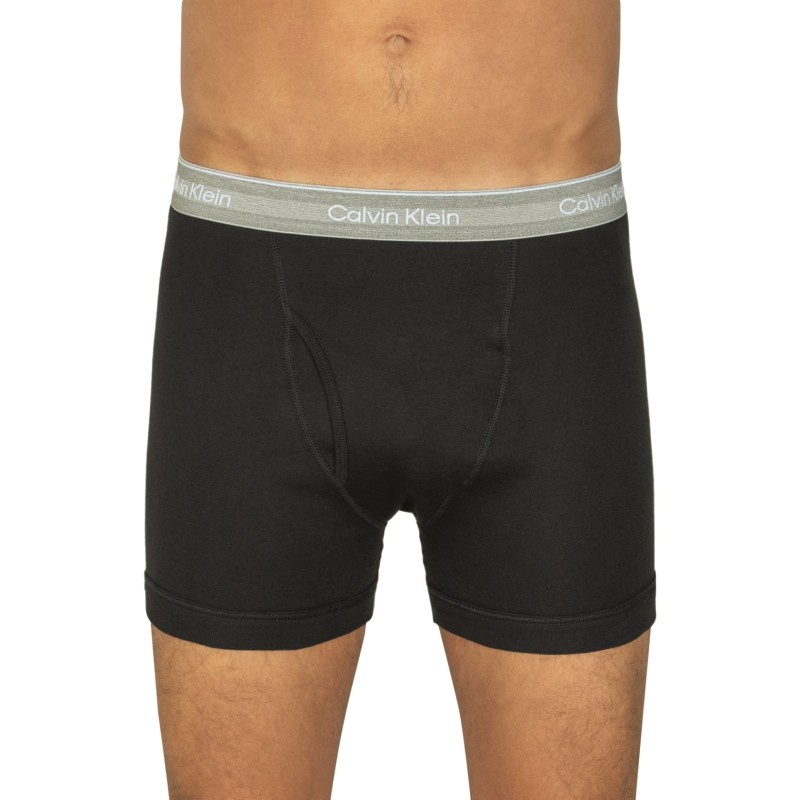 CalvinKlein_3-erSet_BoxerBriefs_Schwarz_mitverschiedenfarbigem_Webbund