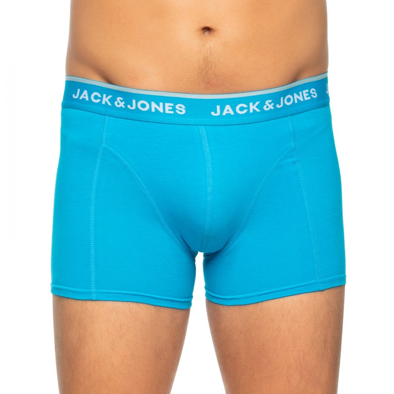 Boxerman_Herrenunterwäsche_Boxershorts_Jack & Jones_3-er Set_Trunks_Blau Pink & Türkis