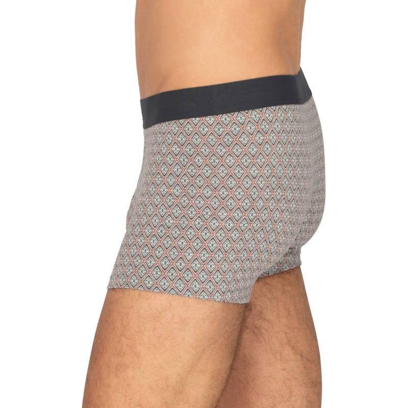 Schiesser_3-erSet_Shorts_Schwarz&Grau_mitMuster