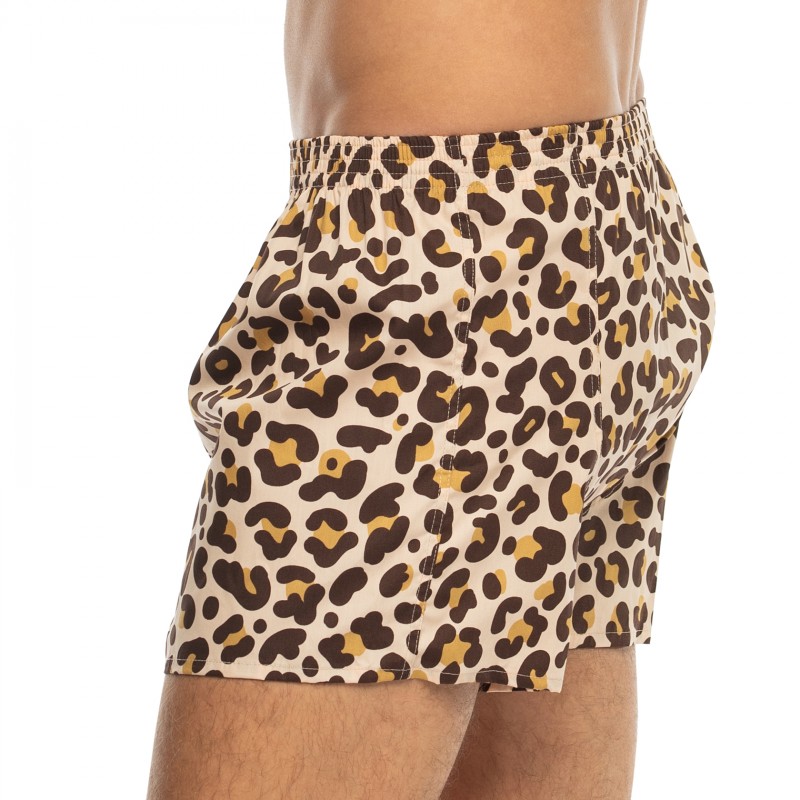 LousyLivin_2-erSet_Boxershorts_Blau&Beige_mitMotiv