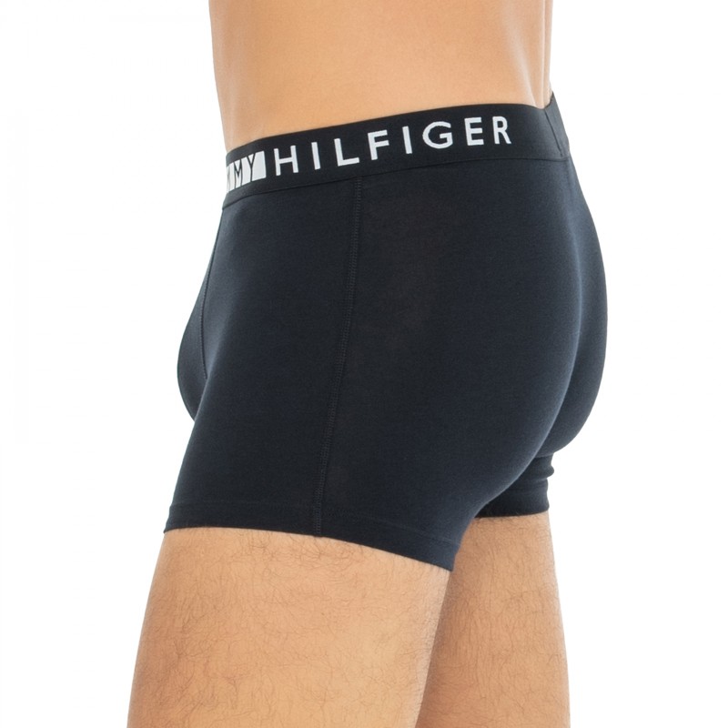 TommyHilfiger_3-erSet_Trunks_Blau_mitverschiedenfarbigemWebbund