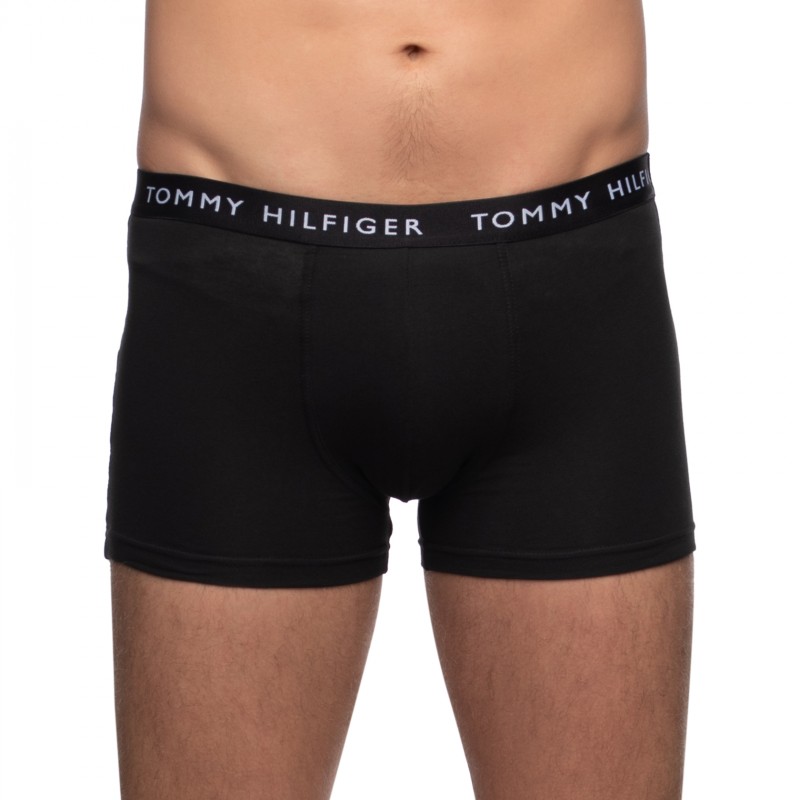 Boxerman_Herrenunterwäsche_Boxershorts_Tommy Hilfiger_3-er Set_Trunks_Schwarz