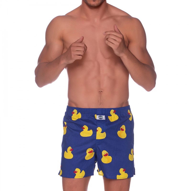 Boxerman_Herrenunterwäsche_D.E.A.L International_Boxershorts_Blau mit Enten