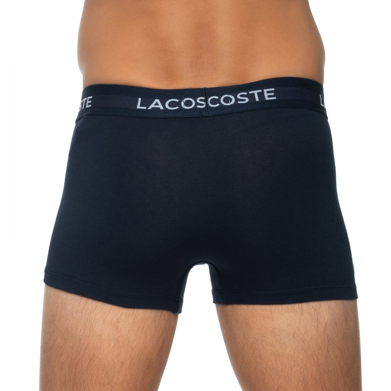 Boxerman_Herrenunterwäsche_Boxershorts_Lacoste_3-er Set_Trunks_Dunkelblau