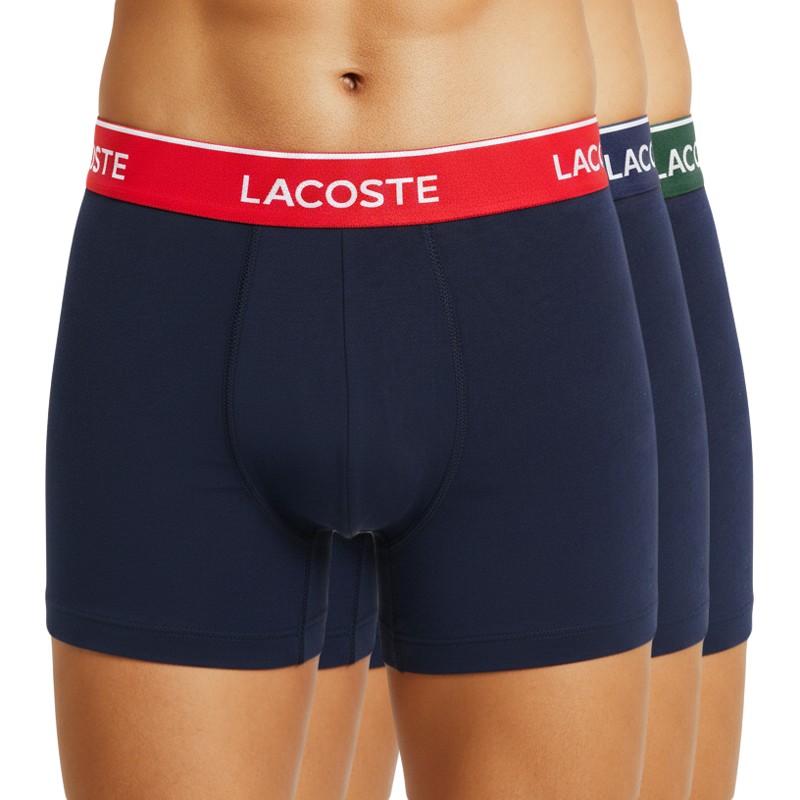 Lacoste_3-erSet_Trunks_Blau_mitverschiedenfarbigemWebbund