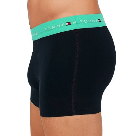 Tommy Hilfiger 3-er Set Trunks Schwarz mit verschiedenfarbigem Webbund