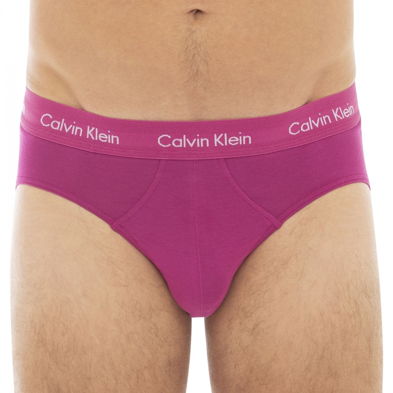 CalvinKlein_5-erSet_Slips_Pink,Grau,Orange,Schwarz&Beige