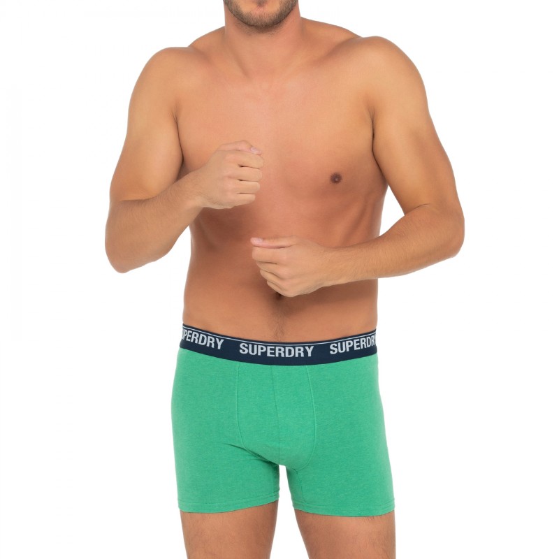 Superdry_2-er Set_Sport Boxer_Grün