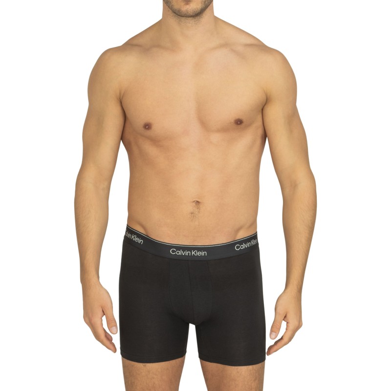 CalvinKlein_3-erSet_BoxerBriefs_Schwarz_mitverschiedenfarbigemWebbund