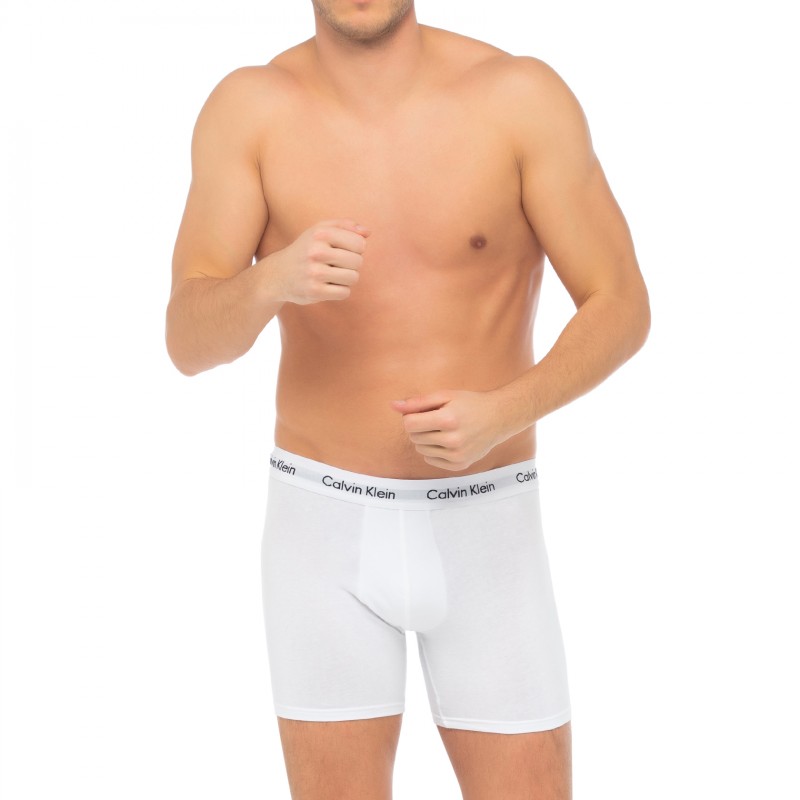 CalvinKlein_3-erSet_BoxerBriefs_Grau,Weiß&Blau