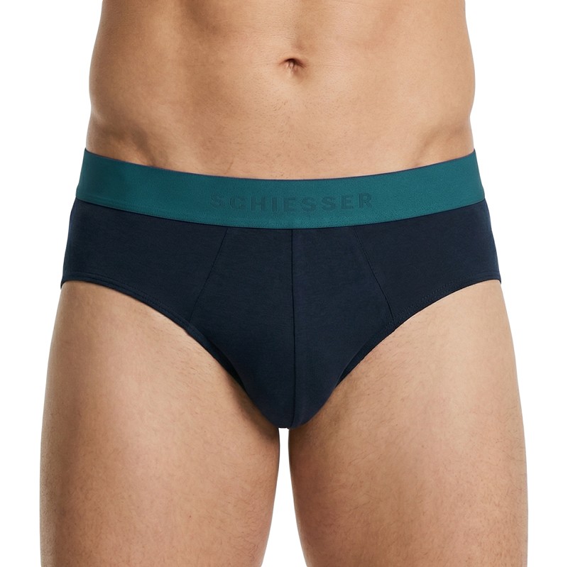 Boxerman_Schiesser_3-erSet_Slips_Schwarz_mit_verschiedenfarbigen_Webbund