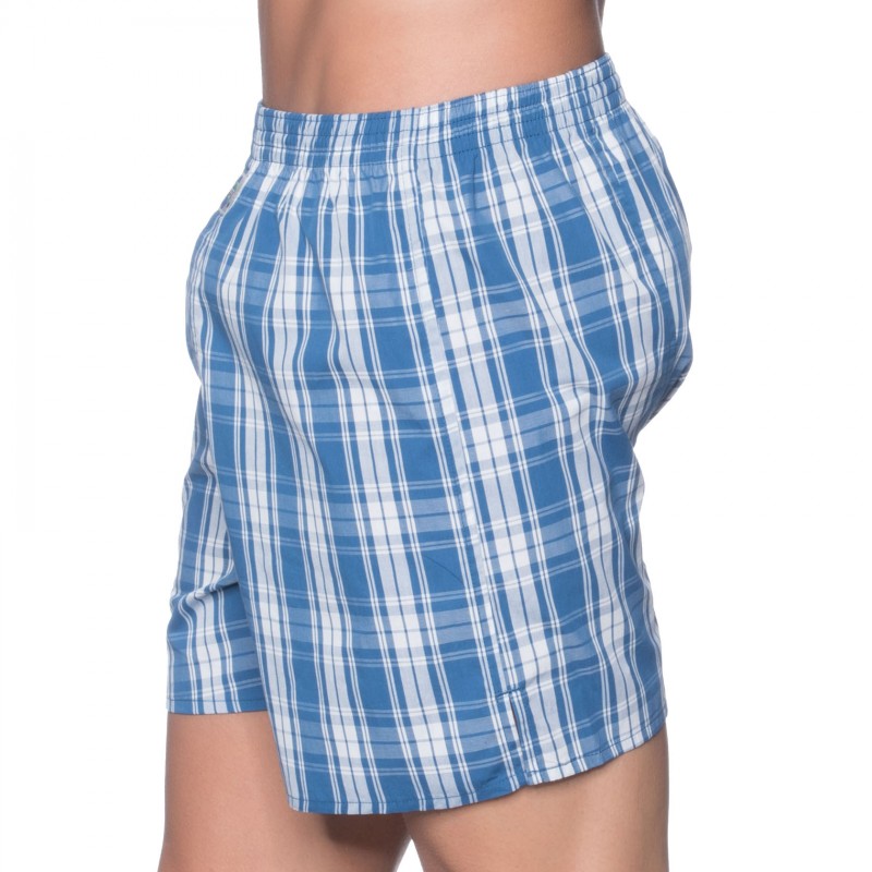 D.E.A.L International Boxershorts_Weiß Blau_kariert
