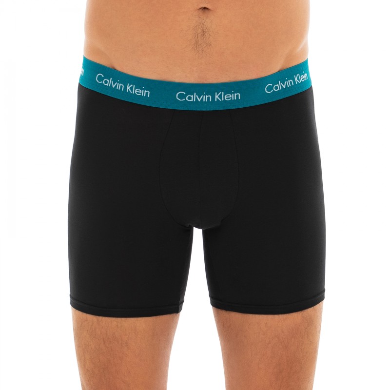 CalvinKlein_3-erSet_BoxerBriefs_Schwarz_verschiedenfarbigerWebbund