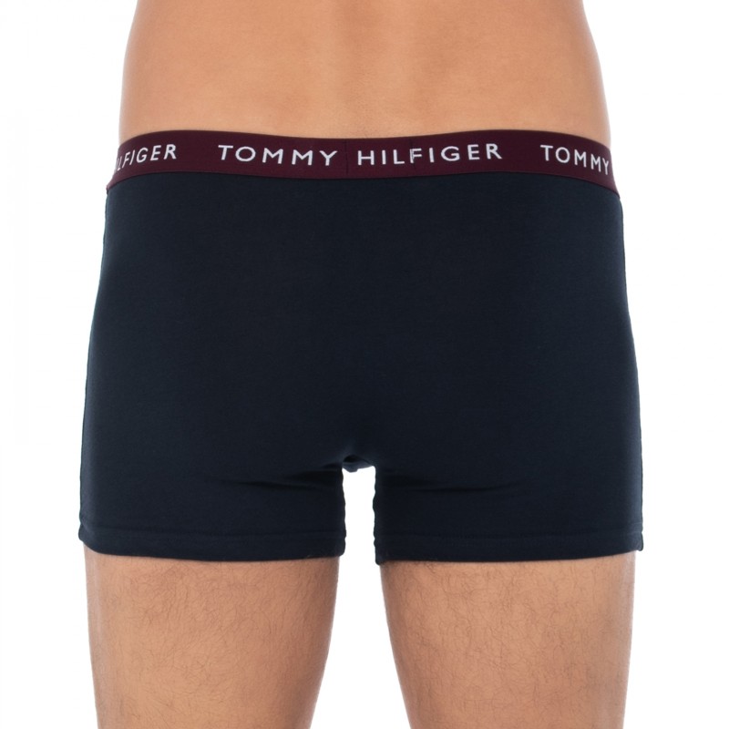 TommyHilfiger_3-erSet_Trunks_Blau_mitverschiedenfarbigemWebbund