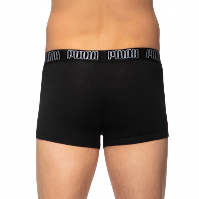 Boxerman_Herrenunterwäsche_Boxershorts_Puma_2-er Set_Basic Trunks_Schwarz