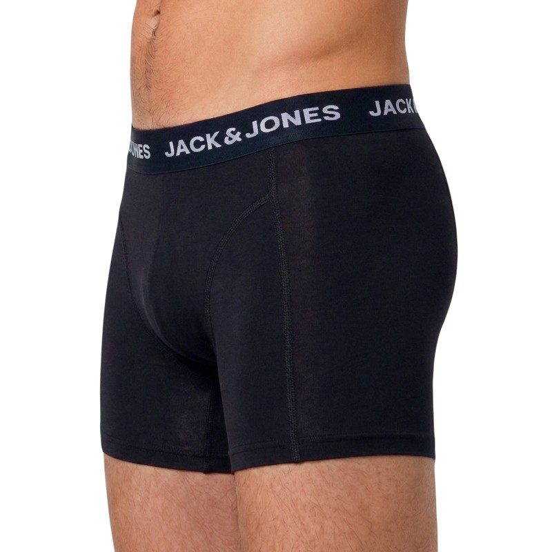 Jack & Jones 3-er Set Trunks Schwarz verschiedene Muster