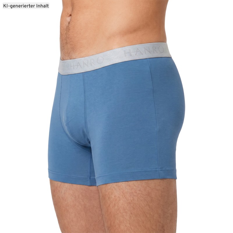 Hanro_2-erSet_Pants_Hellblau_Dunkelblau