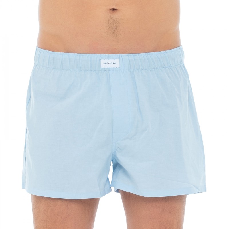 Seidensticker_2-erSet_Boxershorts_Blau_kariert