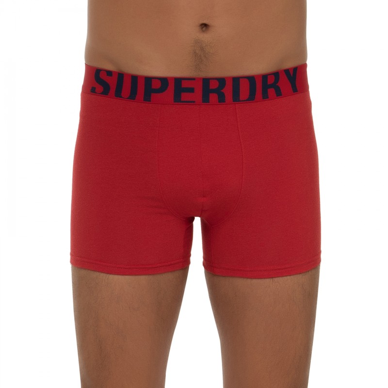 Boxerman_Herrenunterwäsche_Boxershorts_Superdry_2-er Set_Boxer Briefs_Rot & Schwarz