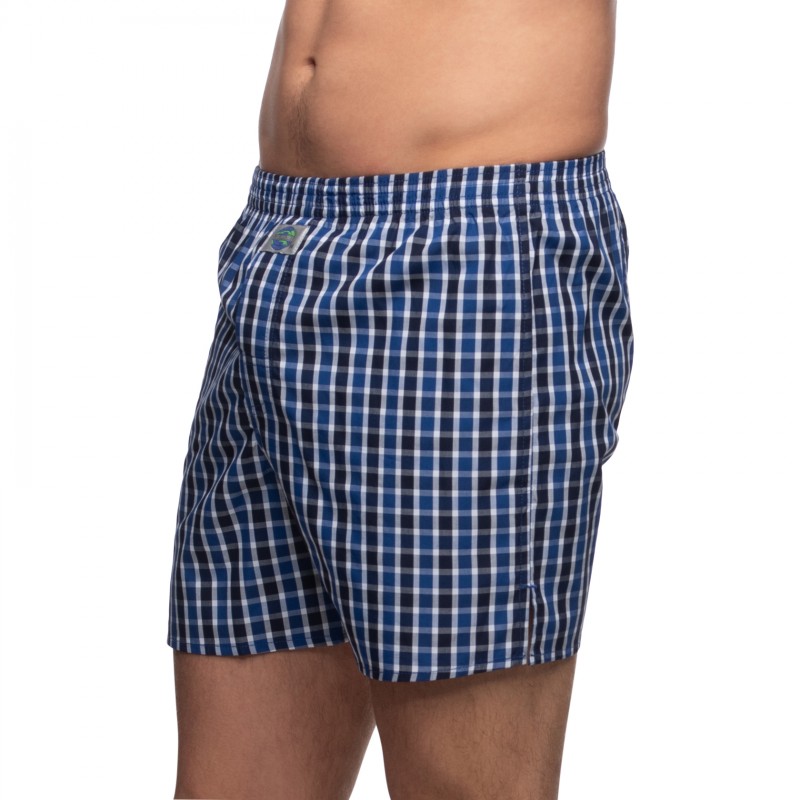 Boxerman_Herrenunterwäsche_D.E.A.LInternational_Boxershorts_Blau_kariert