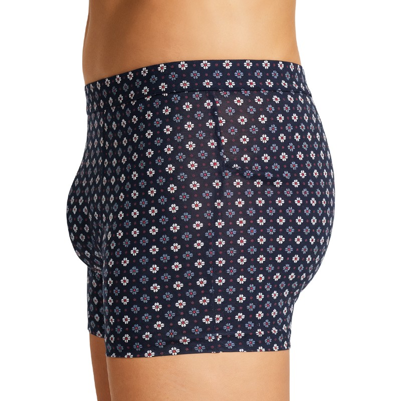 Boxerman_Mey_Trunk_Shorty_mit_dunkelblauen_All-Over_Print