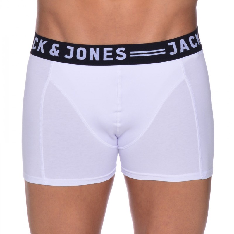 Jack & Jones 3-er Set Weiss mit Logo-Bund