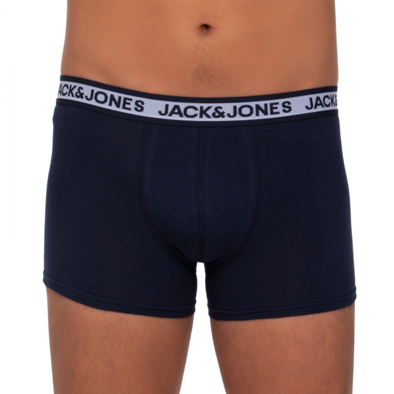 Boxerman_Herrenunterwäsche_Boxershorts_Jack & Jones_Set_Trunks_Schwarz, Blau & Motiv
