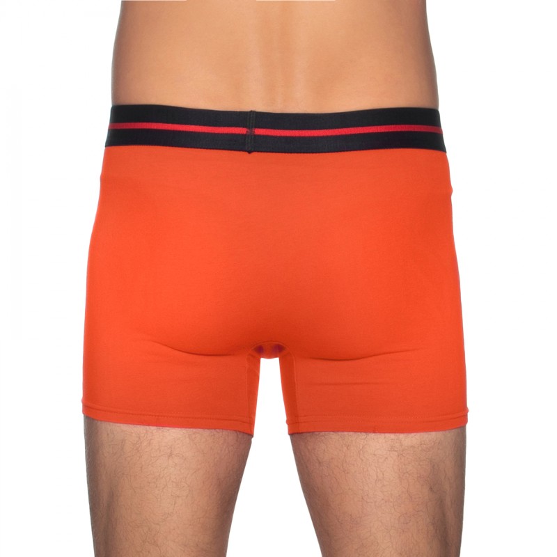 Boxerman_Herrenunterwäsche_Boxershorts_Superdry_2-er Set_Trunks_Orange Schwarz