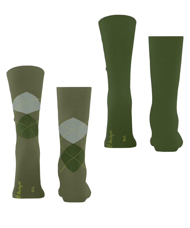 Burlington_2erSet_Socke_Grün