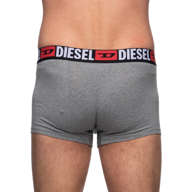 Boxerman_Herrenunterwäsche_Boxershorts_Diesel_3-er Set_Trunks_Schwarz Grau & Rot