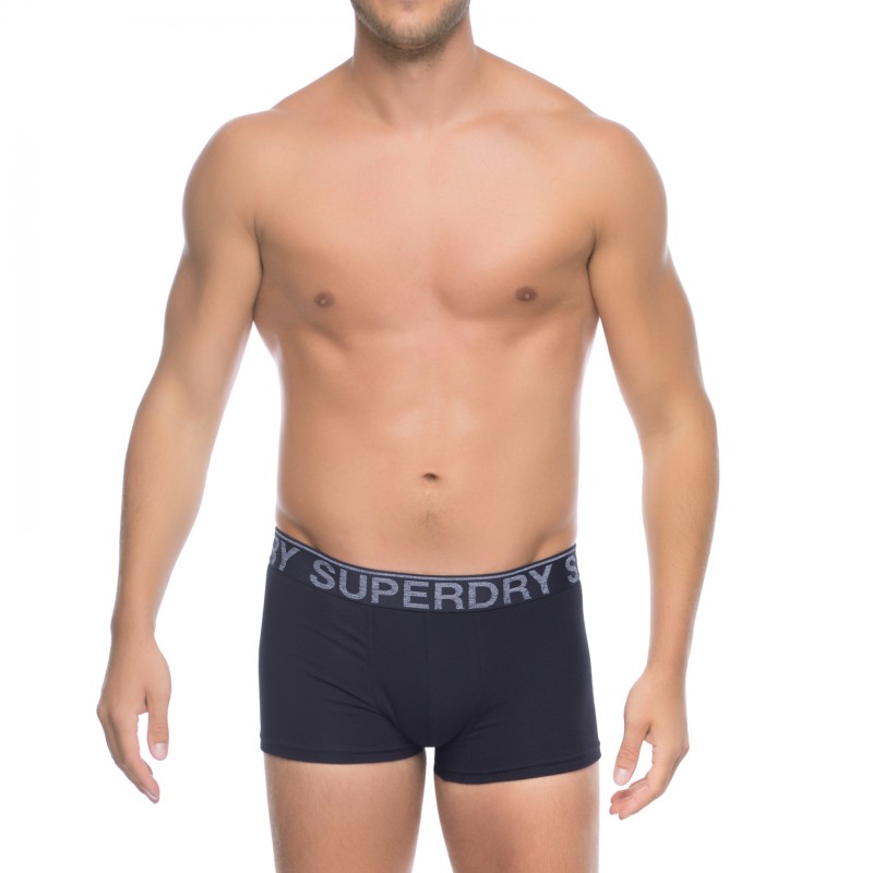 Superdry_2-erSet_Trunks_Schwarz&Grau