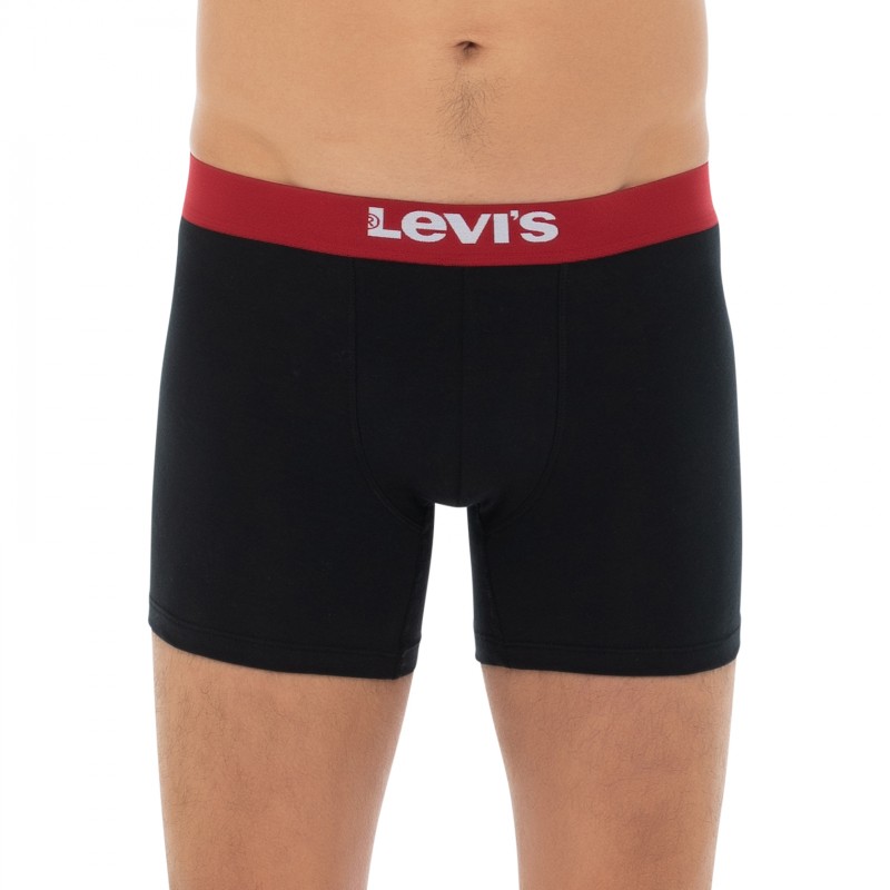 Levi's_4-erSet_BoxerBriefs_Schwarz&Rot