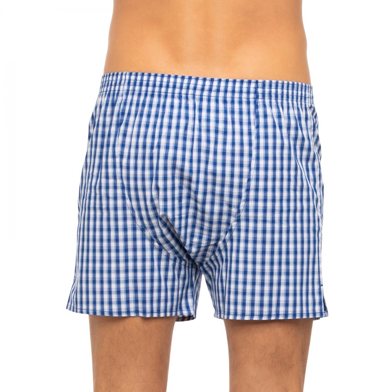 Boxerman_Herrenunterwäsche_D.E.A.L International_Boxershorts_Blau_kariert
