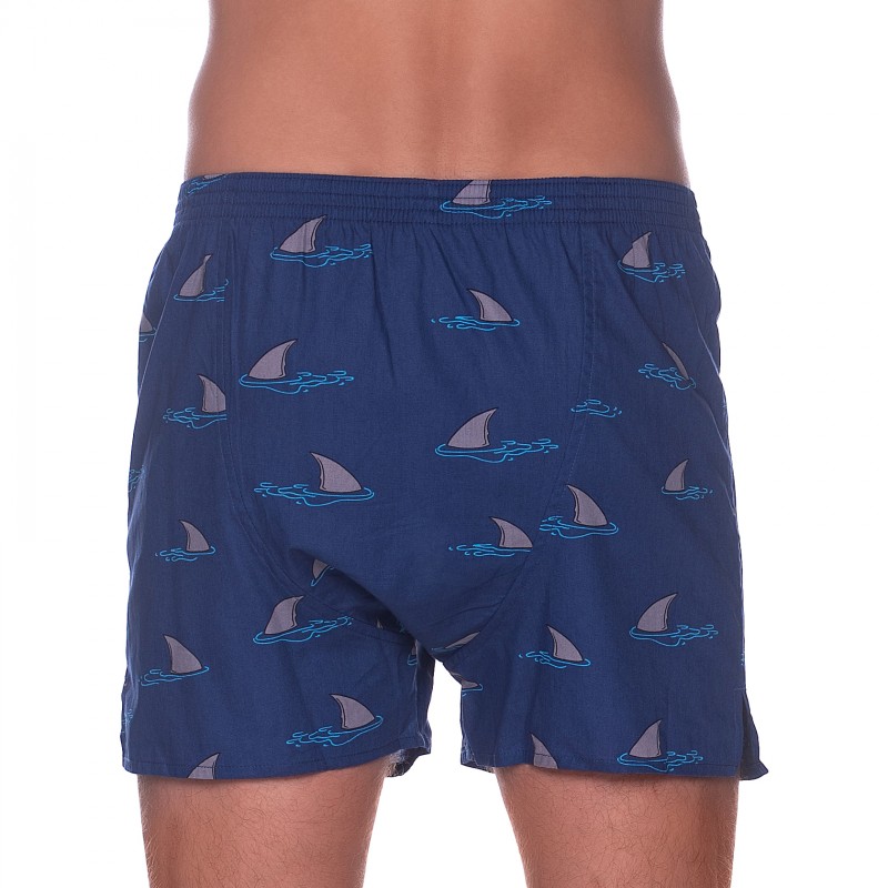 Boxerman_Herrenunterwäsche_D.E.A.LInternational_Boxershorts_Blau_Motiv