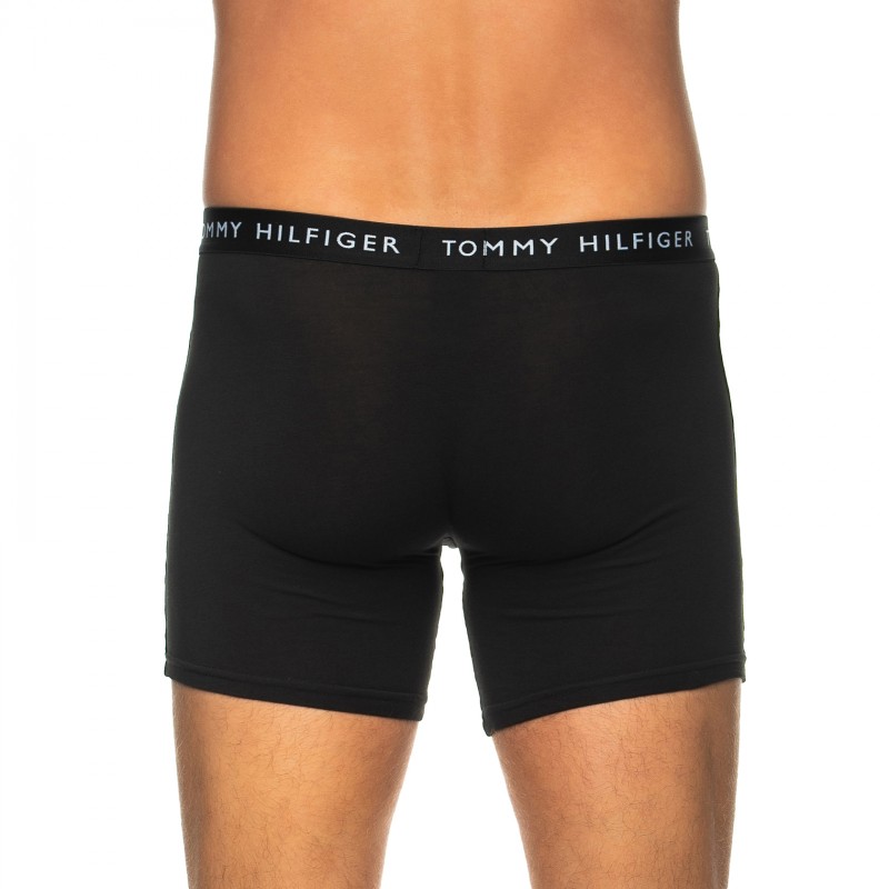 Boxerman_Herrenunterwäsche_Boxershorts_Tommy Hilfiger_3-er Set_Trunks_Schwarz