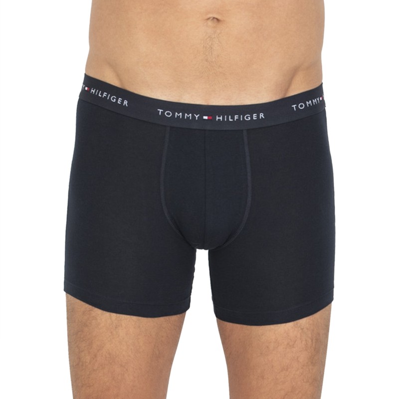 TommyHilfiger_3-erSet_Trunks_Blau_mitverschiedenfarbigemWebbund