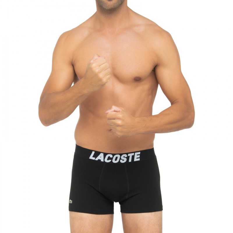 Boxerman_Herrenunterwäsche_Lacoste_3-er Set_Boxer Briefs_Schwarz, Grau & Weiß
