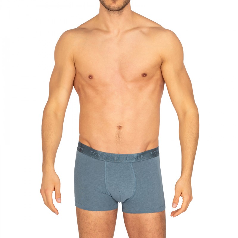 TommyHilfiger_3-erSet_Trunks_Grün,Schwarz&Blau