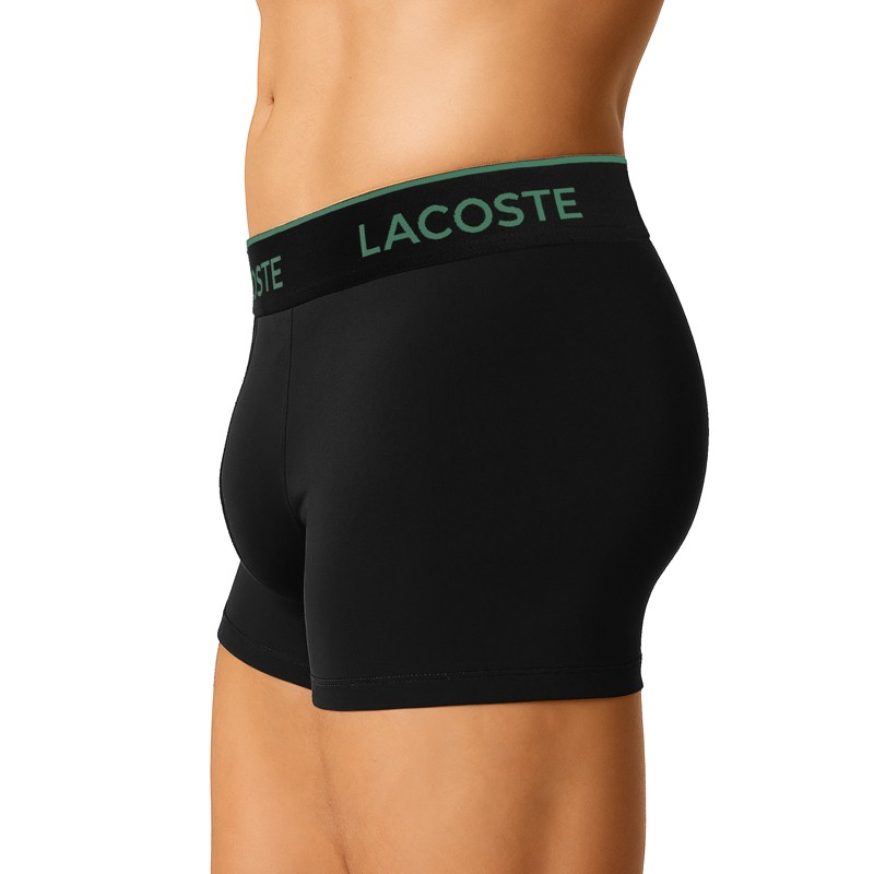 Boxerman_Herrenunterwäsche_Boxershorts_ Lacoste_3-er Set_Trunks_Schwarz
